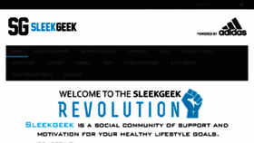 What Sleekgeek.co.za website looked like in 2017 (6 years ago)