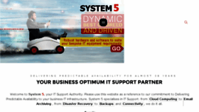 What System5.co.za website looked like in 2017 (6 years ago)