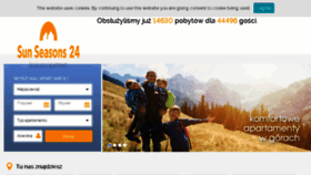 What Sunseasons24.pl website looked like in 2017 (8 years ago)
