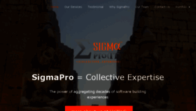 What Sigmaproit.com website looked like in 2017 (7 years ago)