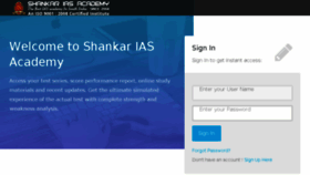 What Shankariasacademy.click2cert.net website looked like in 2017 (6 years ago)