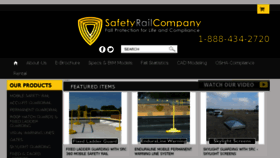 What Safetyrailcompany.com website looked like in 2017 (7 years ago)