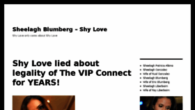 What Sheelaghblumberg.com website looked like in 2017 (6 years ago)