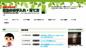 What Shibafu.sodateru.org website looked like in 2017 (6 years ago)
