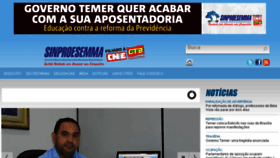 What Sinproesemma.org.br website looked like in 2017 (6 years ago)