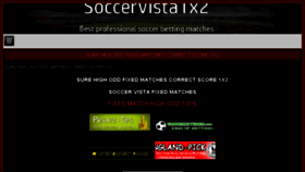What Soccervista1x2.com website looked like in 2017 (6 years ago)