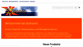 What Soltronik.de website looked like in 2017 (6 years ago)