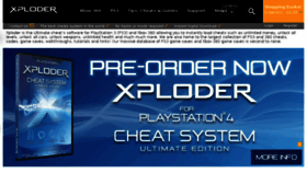 What Shop.xploder.net website looked like in 2017 (6 years ago)