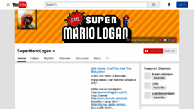 What Supermariologan.com website looked like in 2017 (6 years ago)