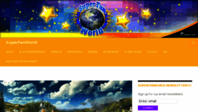 What Superfanworld.com website looked like in 2017 (6 years ago)