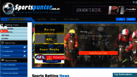 What Sportspunter.com.au website looked like in 2017 (6 years ago)
