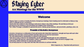 What Stayingcyber.org website looked like in 2017 (6 years ago)