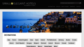 What Smallandeleganthotels.com website looked like in 2017 (6 years ago)