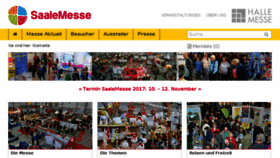 What Saalemesse.de website looked like in 2017 (6 years ago)