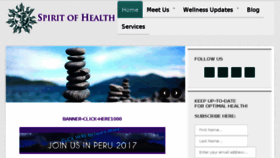 What Spirit-of-health.com website looked like in 2017 (6 years ago)