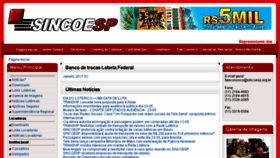 What Sincoesp.org.br website looked like in 2017 (6 years ago)