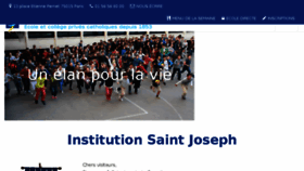 What Stjoseph-grenelle.fr website looked like in 2017 (6 years ago)