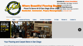 What Socalcarpets.com website looked like in 2017 (6 years ago)