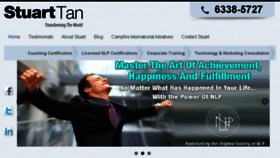 What Stuarttan.com website looked like in 2017 (6 years ago)