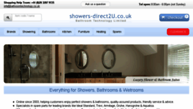What Showers-direct2u.co.uk website looked like in 2017 (6 years ago)