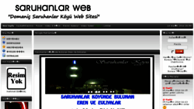 What Saruhanlar.net website looked like in 2017 (6 years ago)