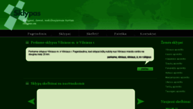 What Sklypas.eu website looked like in 2017 (6 years ago)