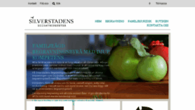 What Silverstadens.se website looked like in 2017 (6 years ago)