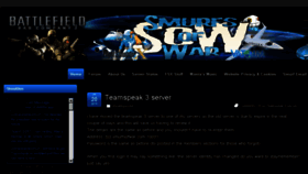What Smurfsofwar.com website looked like in 2017 (6 years ago)
