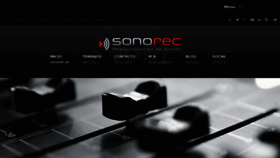 What Sonorec.es website looked like in 2017 (6 years ago)