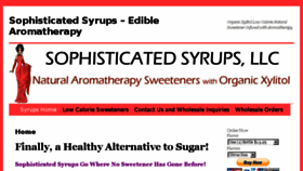 What Sophisticatedsyrups.com website looked like in 2017 (7 years ago)
