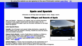 What Spain-and-spanish.co.uk website looked like in 2017 (6 years ago)