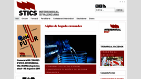 What Stics.intersindical.org website looked like in 2017 (6 years ago)