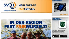 What Stadtwerke-homburg.de website looked like in 2017 (8 years ago)