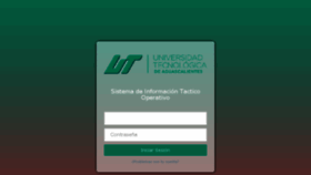 What Sito.utags.edu.mx website looked like in 2017 (6 years ago)