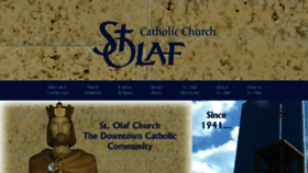 What Saintolaf.org website looked like in 2017 (6 years ago)