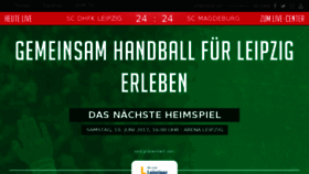 What Scdhfk-handball.de website looked like in 2017 (6 years ago)