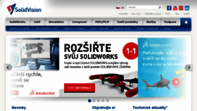 What Solidvision.cz website looked like in 2017 (6 years ago)