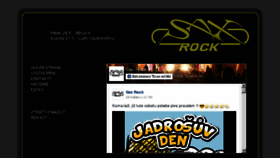 What Saxrock.cz website looked like in 2017 (6 years ago)