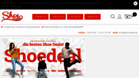 What Shoedeal.de website looked like in 2017 (6 years ago)