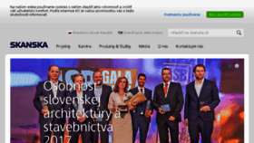 What Skanskatechnologie.sk website looked like in 2017 (6 years ago)