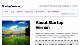What Startupvernon.com website looked like in 2017 (6 years ago)