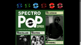 What Spectropop.com website looked like in 2017 (6 years ago)