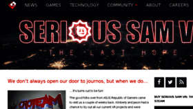 What Serioussam2.com website looked like in 2017 (6 years ago)