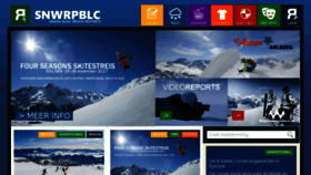 What Snowrepublic.com website looked like in 2017 (6 years ago)