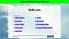 What Surl.com website looked like in 2017 (6 years ago)