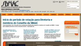 What Sbmac.org.br website looked like in 2017 (8 years ago)