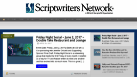 What Scriptwritersnetwork.org website looked like in 2017 (7 years ago)