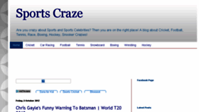 What Sports-craze.blogspot.com website looked like in 2017 (7 years ago)