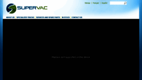 What Supervac2000.com website looked like in 2017 (6 years ago)