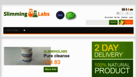 What Slimminglabs.com website looked like in 2017 (6 years ago)